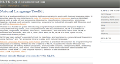 Desktop Screenshot of nltk.org